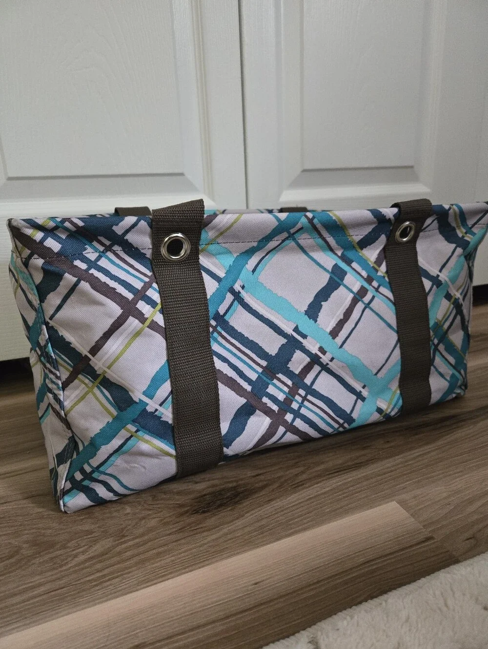 Thirty-One Plaid Tote